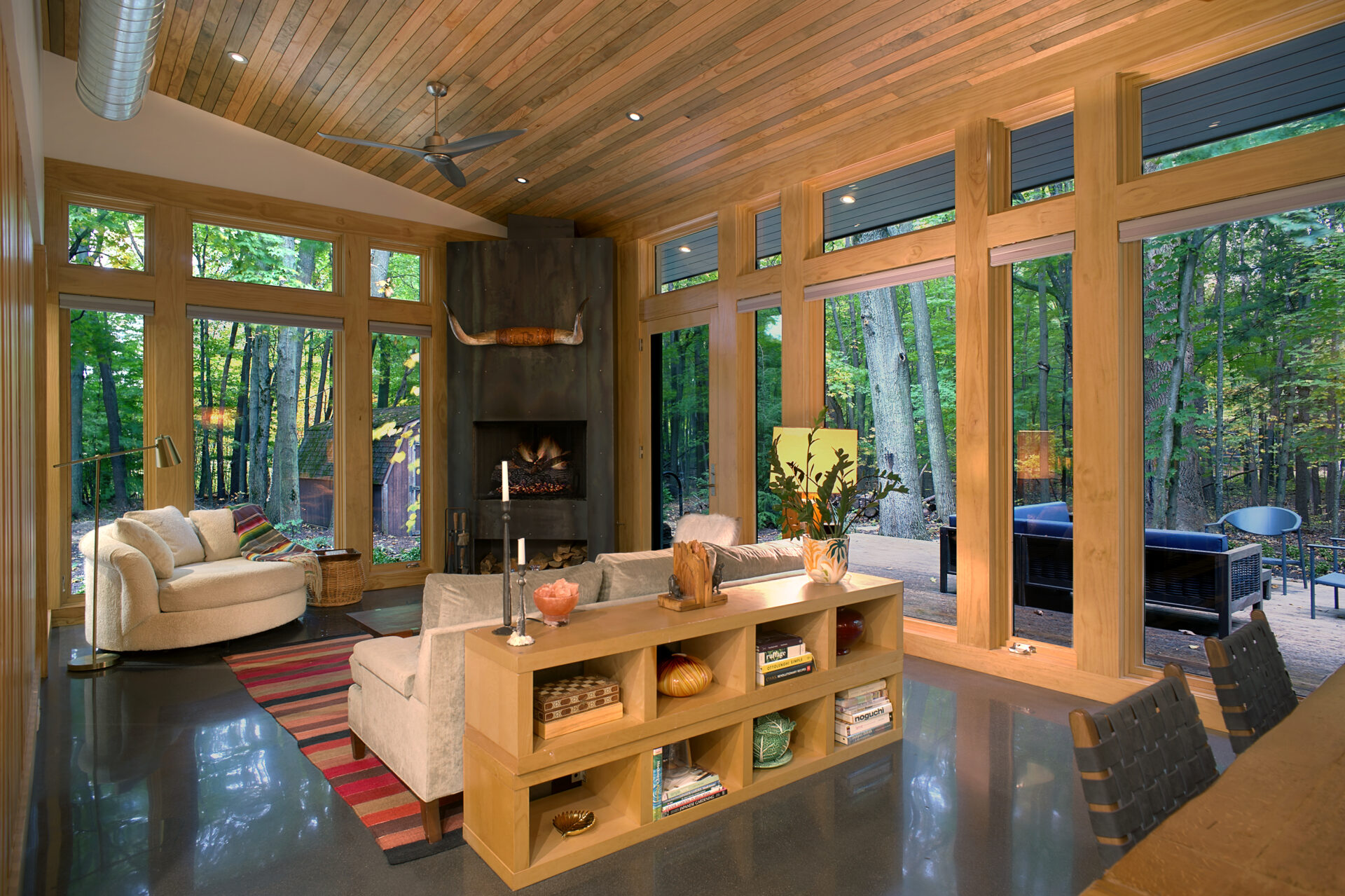 Interior open concept living area
